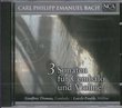 Carl Philipp Emanuel Bach-3 Sonaten Fur Violine Un