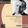 Leonard Warren - His First Recording Sessions 1940-1944