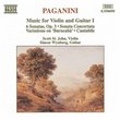 Paganini: Music for Violin and Guitar I