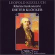 Leopold Kozeluch: Klarinettenkonzerte