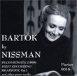 Bartok by Nissman: First Recording of 1898 Sonata