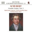 Schubert: Goethe Lieder, Vol. 2