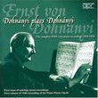 Dohnanyi Plays Dohnanyi: The Complete HMV Solo Piano Recordings, 1929-1956