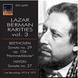 Lazar Berman Rarities, Vol. 3