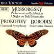 Mussorgsky: Pictures at an Exhibition / A Night on Bald Mountain / Prokofiev: Classical Symphony / Borodin: Polovtsian Dances