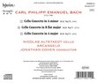 C.P.E. Bach: Cello Concertos