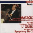 Lovro von Matacic conducts Haydn Symphony No 82; Beethoven Symphony No 2 (Denon)