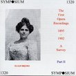 The First Opera Recordings, 1895-1902: A Survey, Part 2