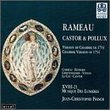 Rameau - Castor & Pollux (Chamber Version 1754)/ Corr?Eas ? Einhorn ? Gerstenhaber ? Vinson ? Le Coz ? Cantor ? XVIII-21, Musique Des Lumi?Eres ? Frisch by Auvidis