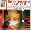 Mozart Divertimentos 3: In F K 247 & D K 251