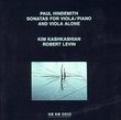 Hindemith - Sonatas for Viola/Piano and Viola Alone / Kashkashian · Levin