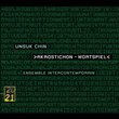 Unsuk Chin: Akrostichon-Wortspiel