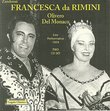 Zandonai: Francesca da Rimini (Live Performance 1959)