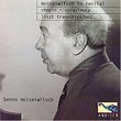 Moiseiwitsch in Recital: Chopin, Stravinsky, Liszt Transcriptions