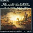 Mendelssohn: Complete String Symphonies Vol.3