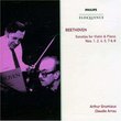 Beethoven: Sonatas for Violin & Piano Nos. 1, 2, 4, 5, 7, 8