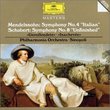 Schubert: Symphony No.8/Mendelssohn: Symphony No.4