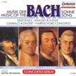 Sinfonia/Concerto Harpsichord/Adagio & Fugue