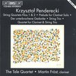 Penderecki: Music For Clarinet & String Quartet