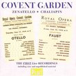 Covent Garden: Zenatello & Chaliapin
