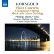 Korngold: Violin Concerto / Schauspiel Overture / Much Ado About Nothing