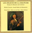 Corrette; Boismortier: Les Delices de la Solitude - Sonatas for Bassoon and Continuo /Bond * van der Meer * Kohnen