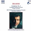 Brahms: Symphony No. 4, Overtures