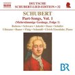 Schubert: Part Songs for Mixed Voices, Vol. 1