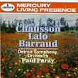 Chausson, Lalo, Barraud / Paray, Detroit Symphony Orchestra