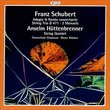 Schubert: Adago & Rondo Concertante; String Trio D 471; 3 Menuets