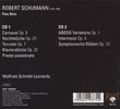 Schumann Carnaval Op.9 / Nachtstucke Op.23 / Toccata Op.7 / Klavierstucke Op.32 / Presto Passi