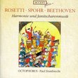 Harmonie und Janitscharenmusik - Music for Harmonie and Janissary Band (Rosetti: Partita * Beethoven: Wellington's Victory * Spohr: Notturno) /Octophoros * Dombrecht