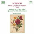 Schubert: String Quartets (Complete), Vol. 2