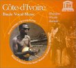 Ivory Coast: Baule Vocal Music