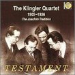 The Klingler Quartet: 1905-1936, The Joachim Tradition