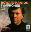 Howard Hanson: Symphonies Nos. 3 & 6; Fantasy Variations on a Theme of Youth