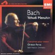 Conc. Violon, 2 Violons, Hautbois - Menuhin, Ferra