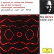 Henze: Violin Concerto No. 1; Ode to the West Wind; Concerto for Double Bass