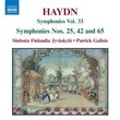 Haydn: Symphonies Nos. 25, 42 & 65