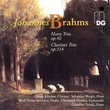 Johannes Brahms: Horn Trio Op.40/Clarinet Trio Op.114