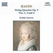 Haydn: String Quartets Op. 9, Nos. 1, 3 and 4