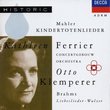 Gustav Mahler: Kindertotenlieder; Brahms: Liebeslieder-Walzer