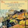 Complete Works for Violin & Harpsichord 1