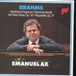 Brahms: Handel Variations op 24, Six Piano Pieces op 118, Two Rhapsodies op 79 (CBS)