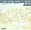 Psalms from St. Paul's, Vol. 6: Psalms 69-78