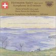 Hermann Suter: Symphony in D minor; Hans Jelmoli: Three Pieces for Orchestra