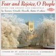 Fear & Rejoice O People - Music for Advent and Christmas - Choir of St John's College Cambridge (Nimbus)