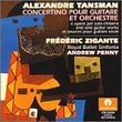 Tansman: Guitar Concertino [premiere recording]; Trois Pieces; Ballade (Hommage a Chopin); Cavatina Suite; Suite in modo polonico; Mazurka; Variations on a theme of Scriabin; Hommage a Lech Walesa