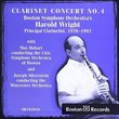 Harold Wright Clarinet Concertos