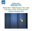 Piano Trio / Violin Sonata / Tre Canti